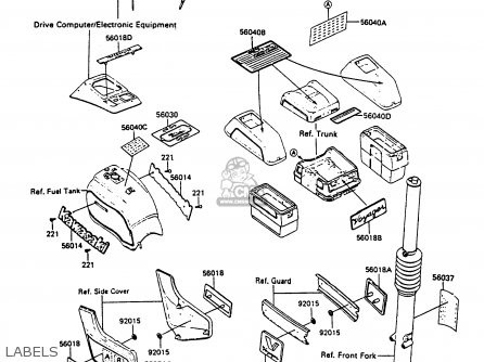 LABELS - ZN1300A5 VOYAGER 1987 USA CALIFORNIA