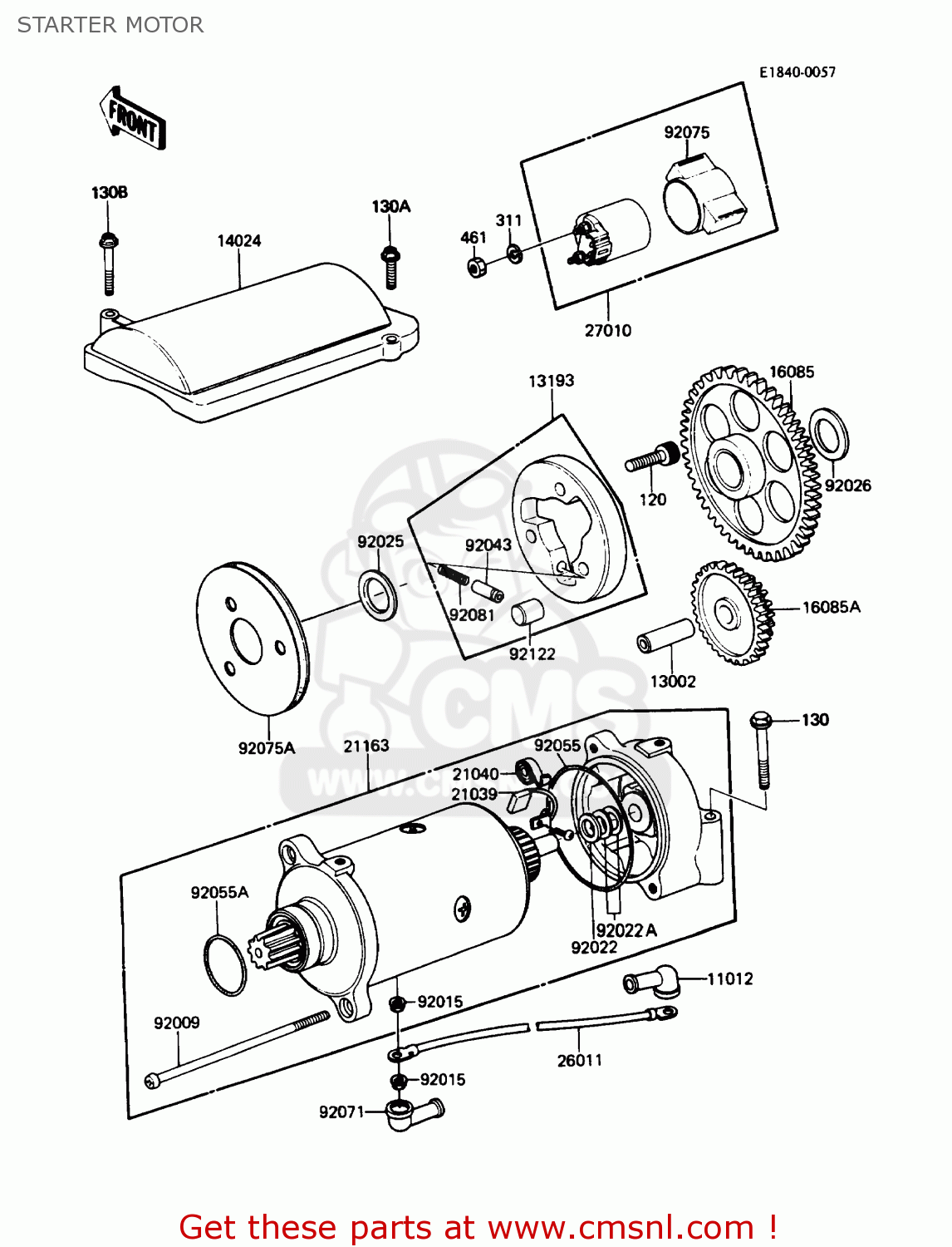 STARTER MOTOR ZN1300A6 VOYAGER 1988 USA CALIFORNIA