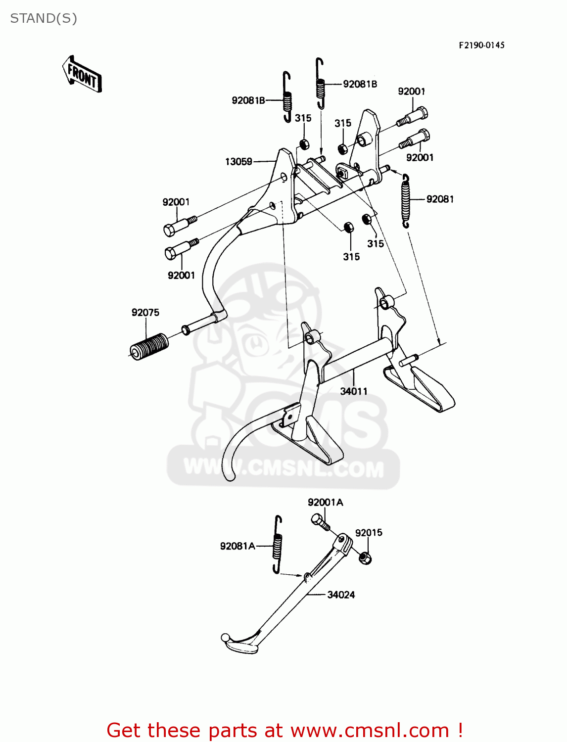 STAND(S) ZN1300A6 VOYAGER 1988 USA CALIFORNIA