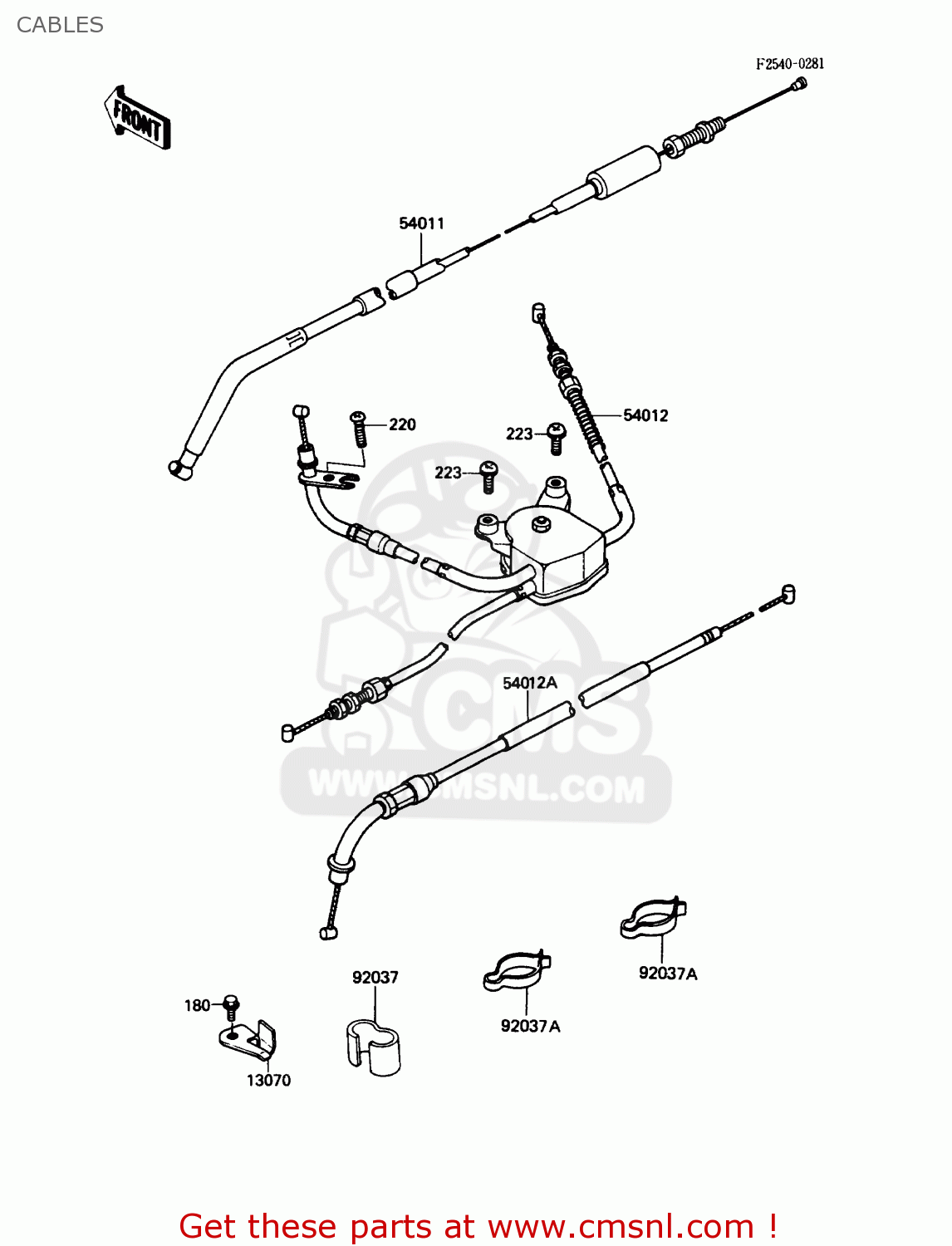CABLES ZN1300A6 VOYAGER 1988 USA CALIFORNIA
