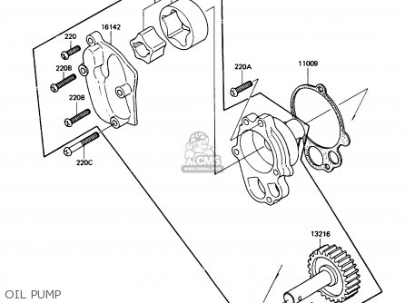 OIL PUMP - ZN1300A6 VOYAGER 1988 USA CALIFORNIA