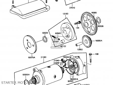STARTER MOTOR - ZN1300A6 VOYAGER 1988 USA CALIFORNIA