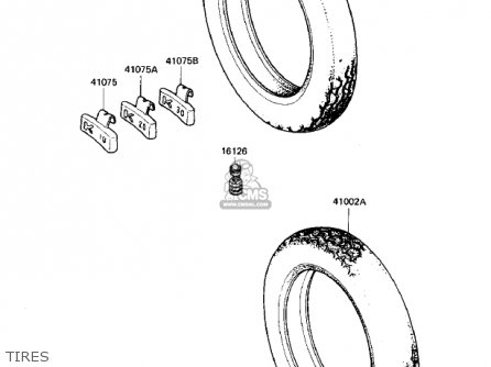 TIRES - ZN700A1 SHAFT 1984 USA CALIFORNIA / LTD