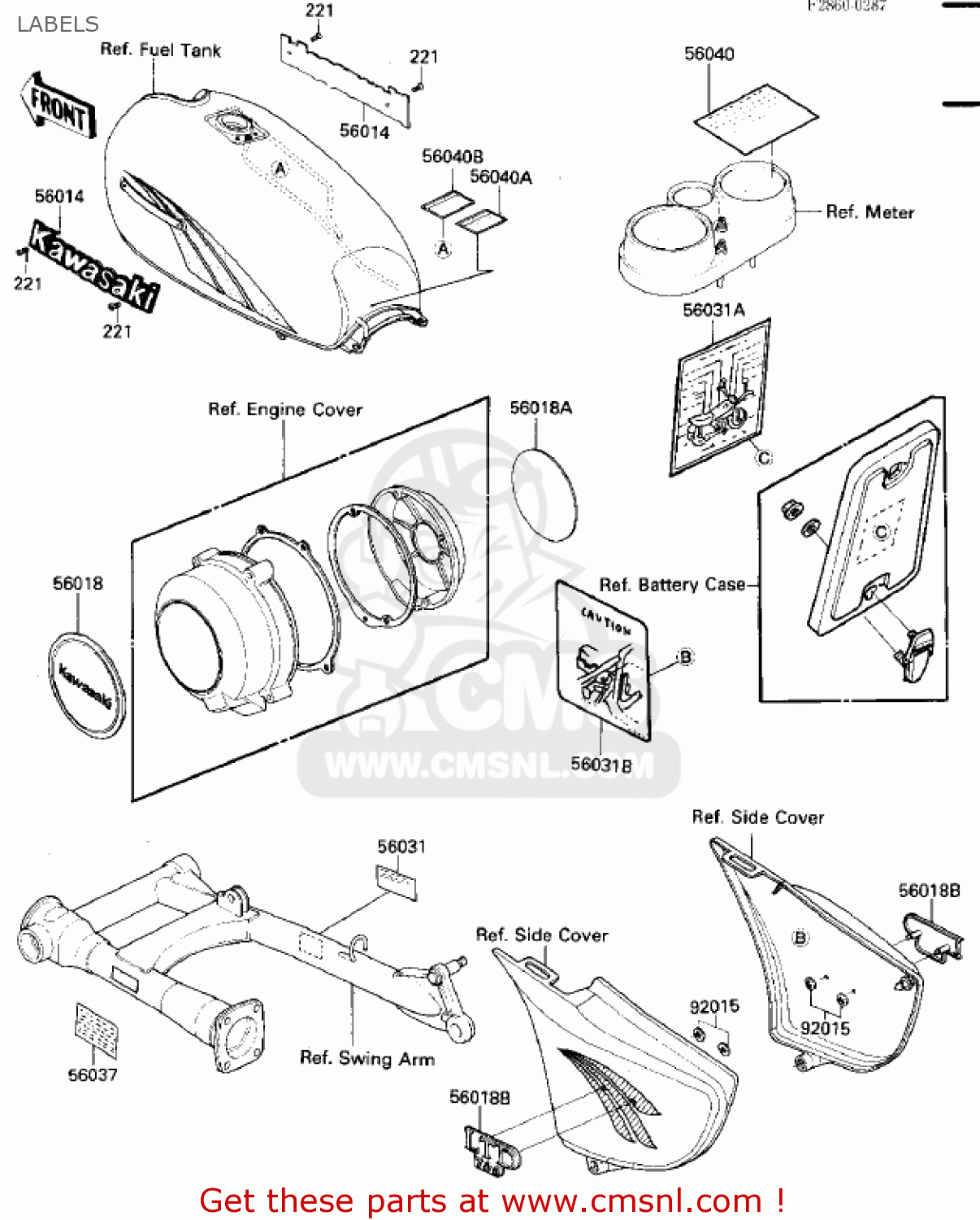 LABELS ZN700A2 SHAFT 1985 USA CALIFORNIA / LTD