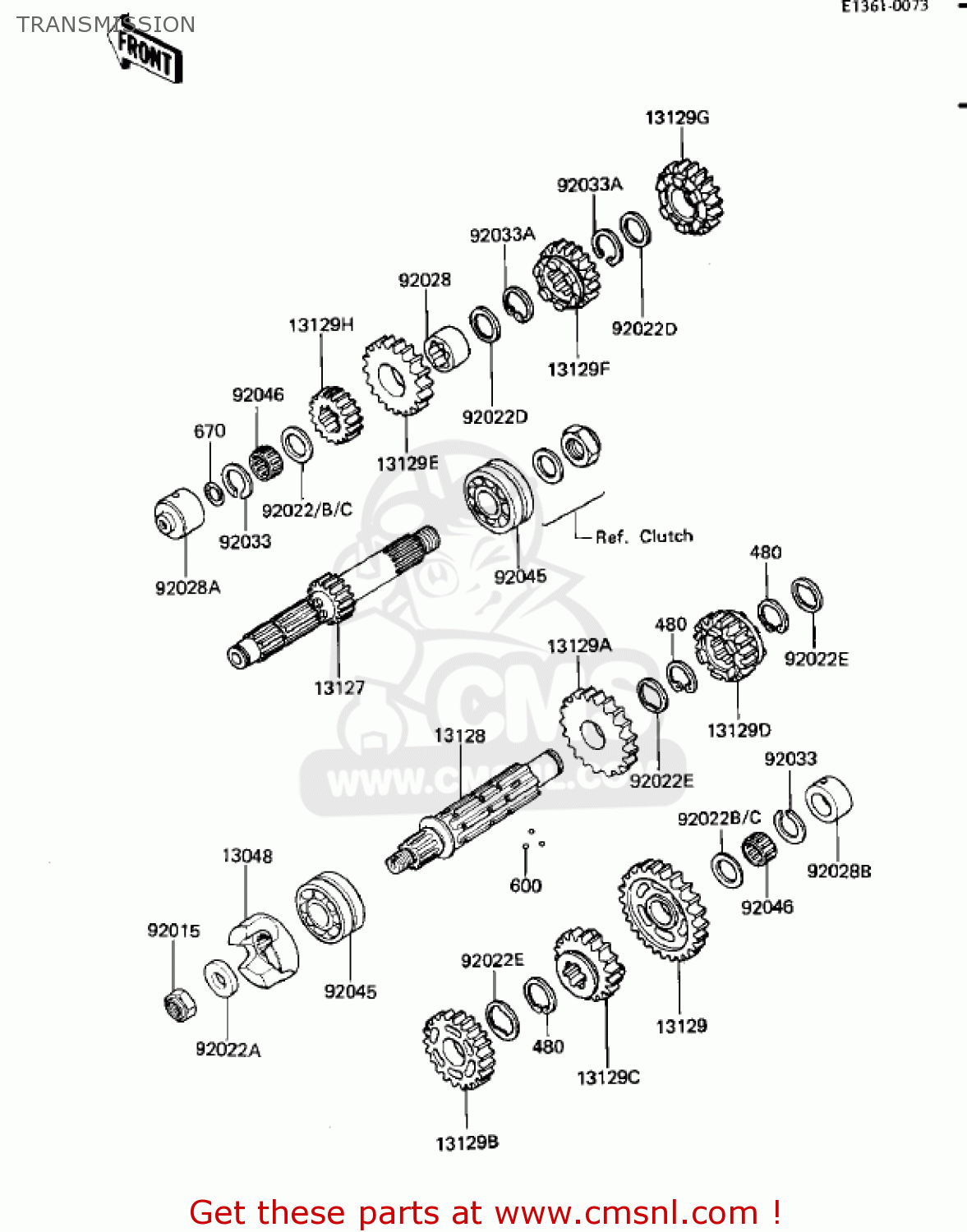 TRANSMISSION ZN700A2 SHAFT 1985 USA CALIFORNIA / LTD