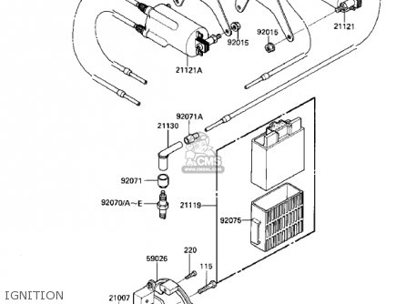 IGNITION - ZN700A2 SHAFT 1985 USA CALIFORNIA / LTD
