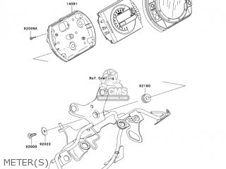 METER(S) - ZR1000A1 Z1000 2003 USA CALIFORNIA CANADA