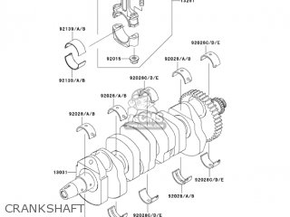 CRANKSHAFT - ZR1000A1 Z1000 2003 USA CALIFORNIA CANADA