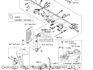 CHASSIS ELECTRICAL EQUIPMENT (A1 - ZR1000A1 Z1000 2003 USA CALIFORNIA CANADA