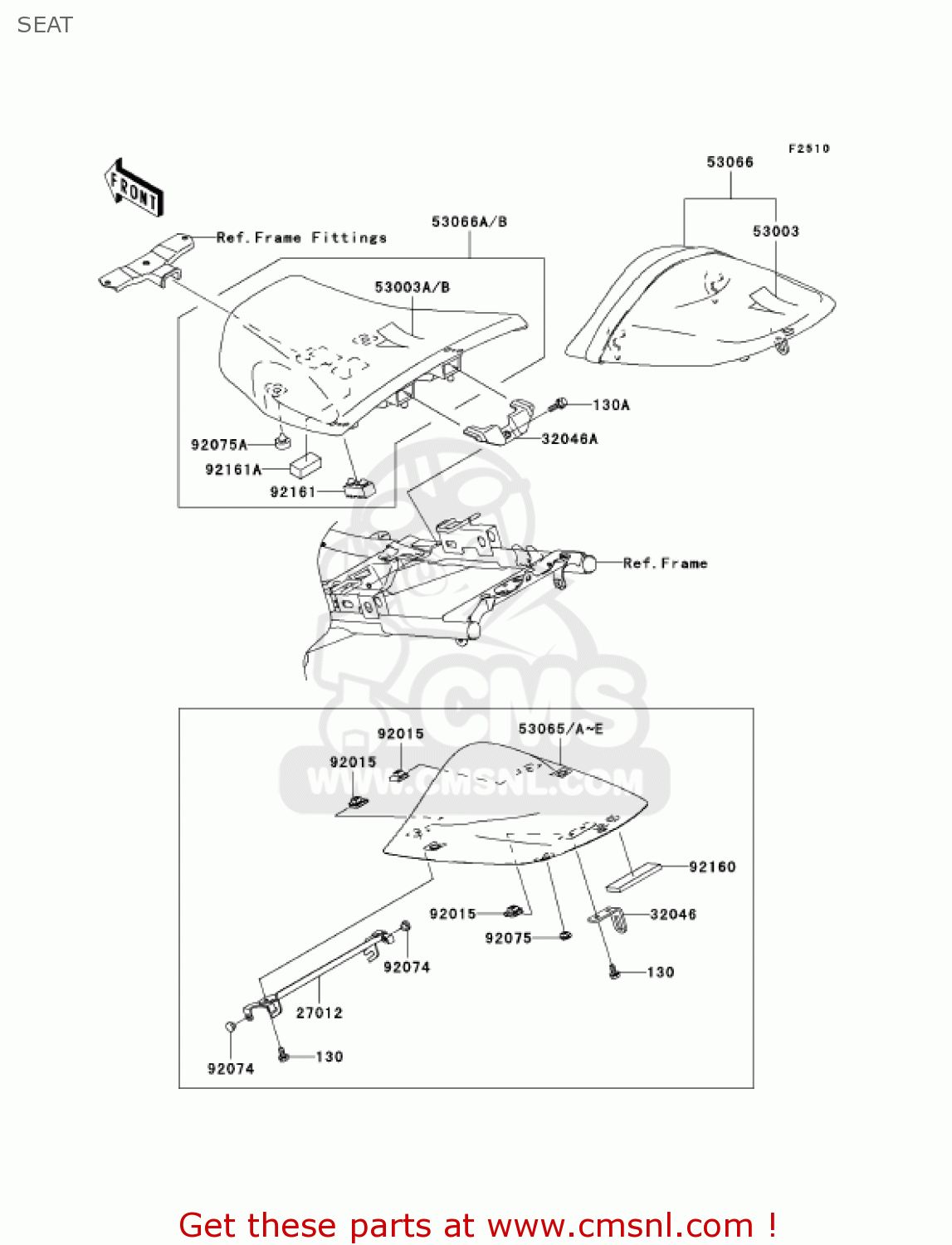 SEAT ZR1000A3 Z1000 2005 USA CALIFORNIA CANADA