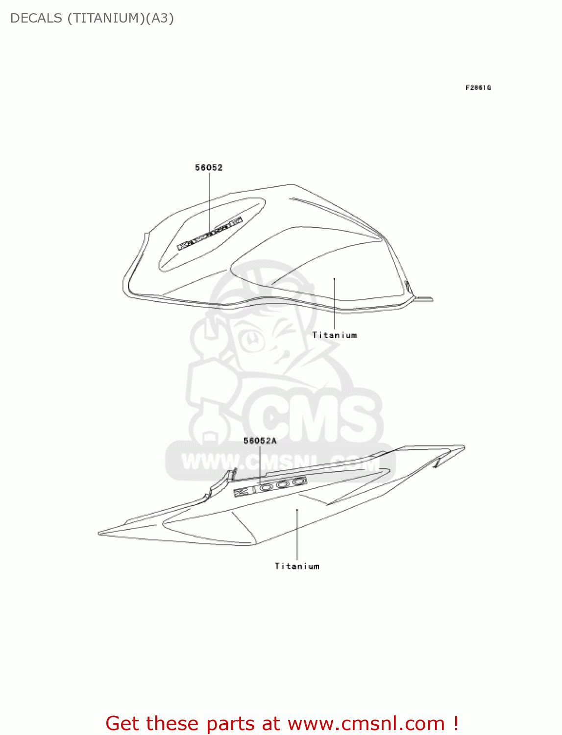 DECALS (TITANIUM)(A3) ZR1000A3 Z1000 2005 USA CALIFORNIA CANADA
