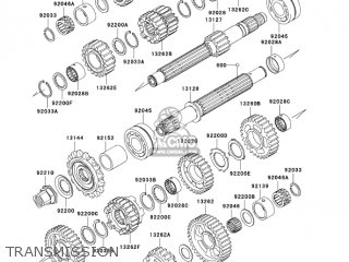 TRANSMISSION - ZR1000A6F Z1000 2006 USA CALIFORNIA CANADA