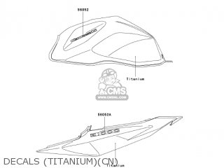 DECALS (TITANIUM)(CN) - ZR1000A6F Z1000 2006 USA CALIFORNIA CANADA