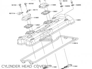 CYLINDER HEAD COVER - ZR1000A6F Z1000 2006 USA CALIFORNIA CANADA