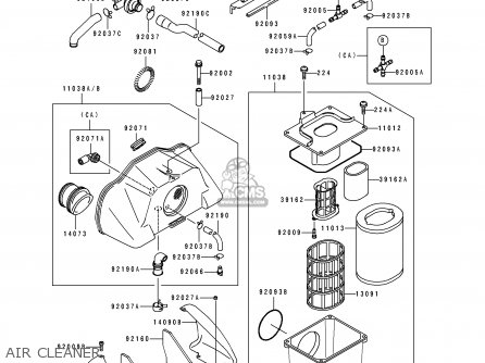 AIR CLEANER - ZR1100A1 1992 CANADA