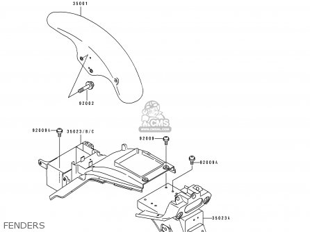 FENDERS - ZR1100A1 1992 CANADA