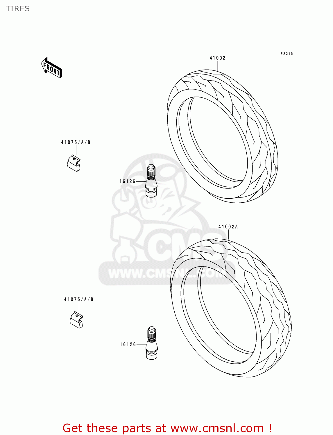 TIRES ZR1100A1 ZEPHYR 1100 1992 EUROPE UK FR AR FG GR IT NR SD SP ST