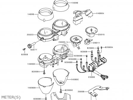 METER(S) - ZR1100A2 1993 USA CALIFORNIA CANADA