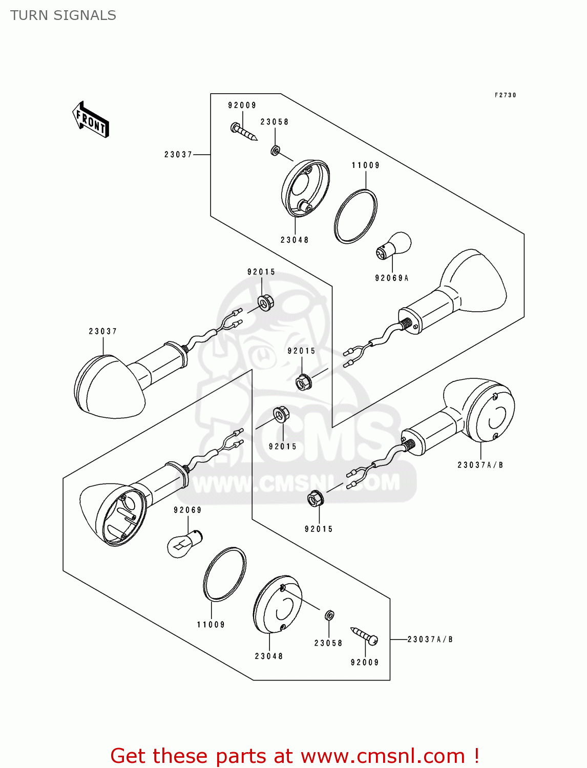 TURN SIGNALS ZR1100A3 1994 CANADA