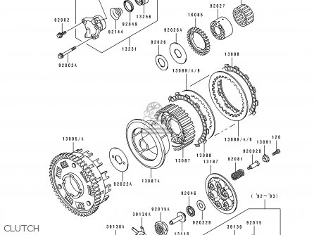 CLUTCH - ZR1100A3 1994 CANADA