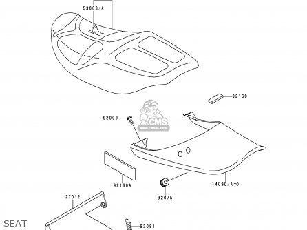 SEAT - ZR1100A3 ZEPHYR 1100 1994 EUROPE UK FR AR FG GR ST