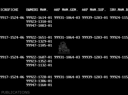 PUBLICATIONS - ZR1100A3 ZEPHYR 1100 1994 EUROPE UK FR AR FG GR ST