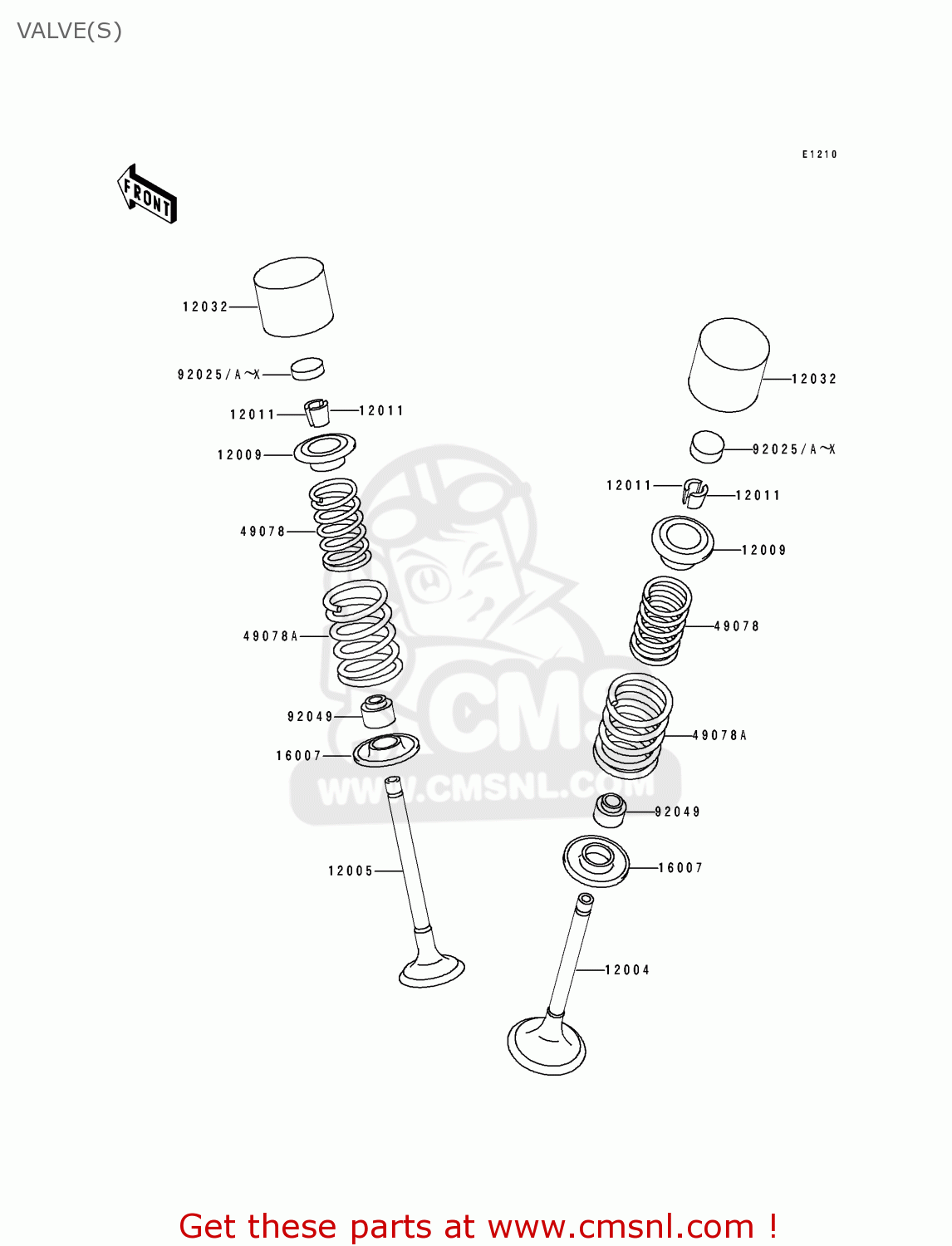 VALVE(S) ZR1100A4 1995 CANADA
