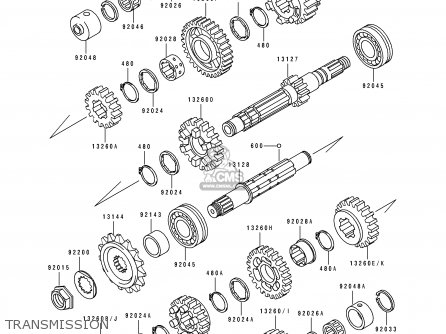 TRANSMISSION - ZR1100A4 1995 CANADA