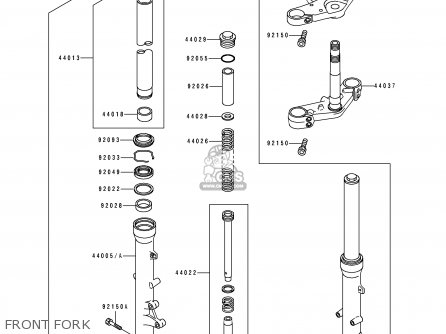 FRONT FORK - ZR1100A4 1995 CANADA