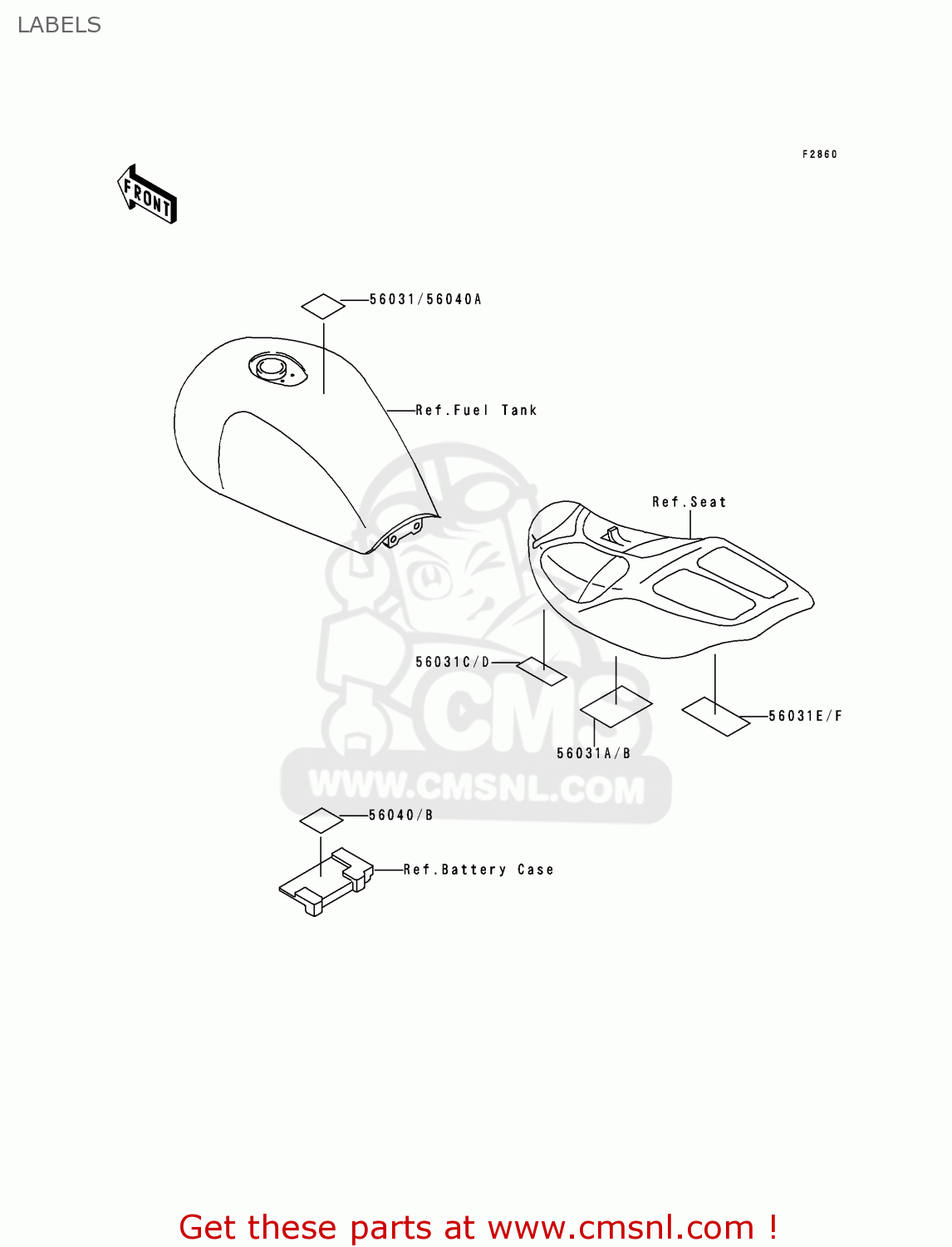 LABELS ZR1100A4 ZEPHYR 1100 1995 EUROPE UK FR AR FG GR ST