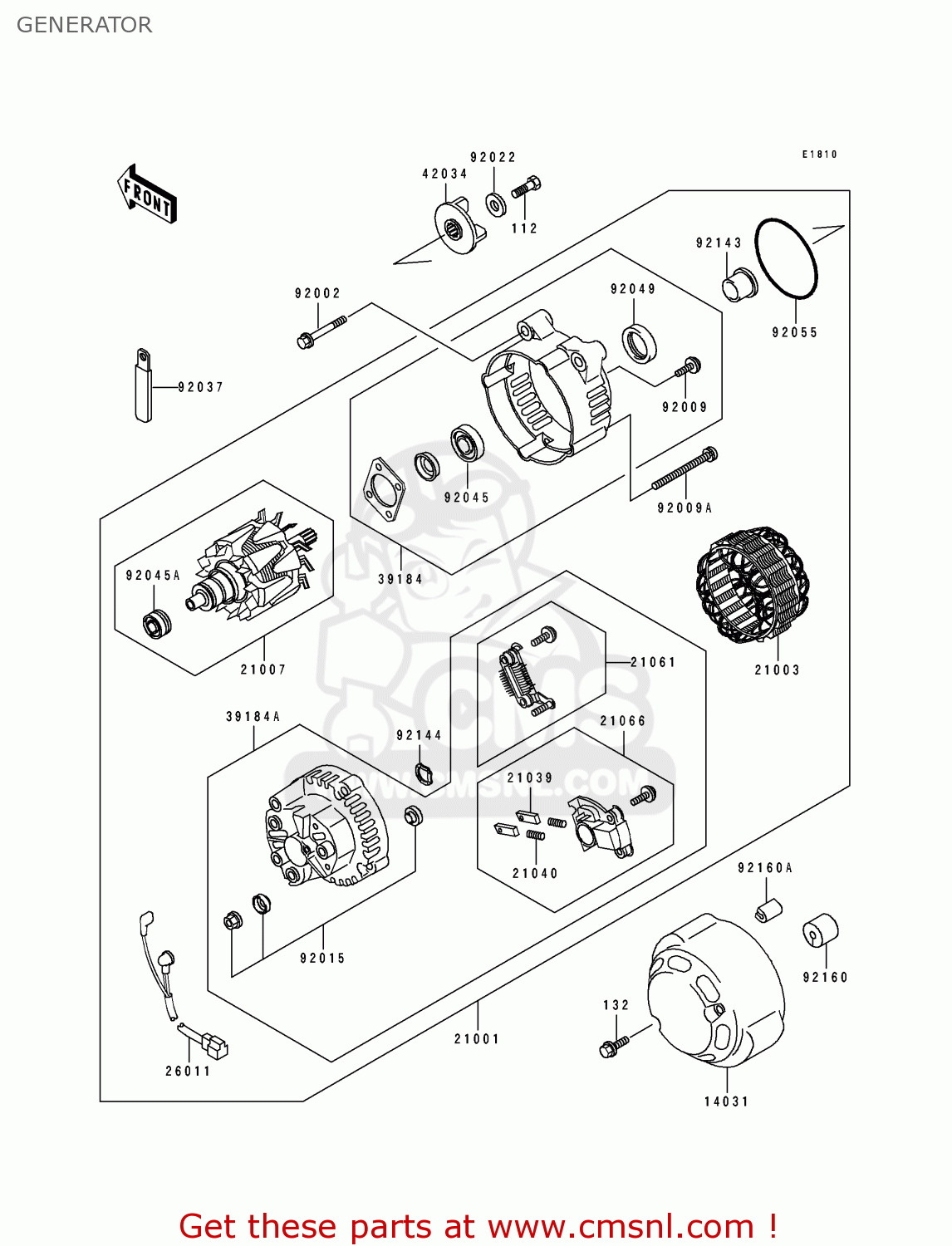 GENERATOR ZR1100B1 ZEPHYR 1100 1996 UNITED KINGDOM NL FG GR NR ST