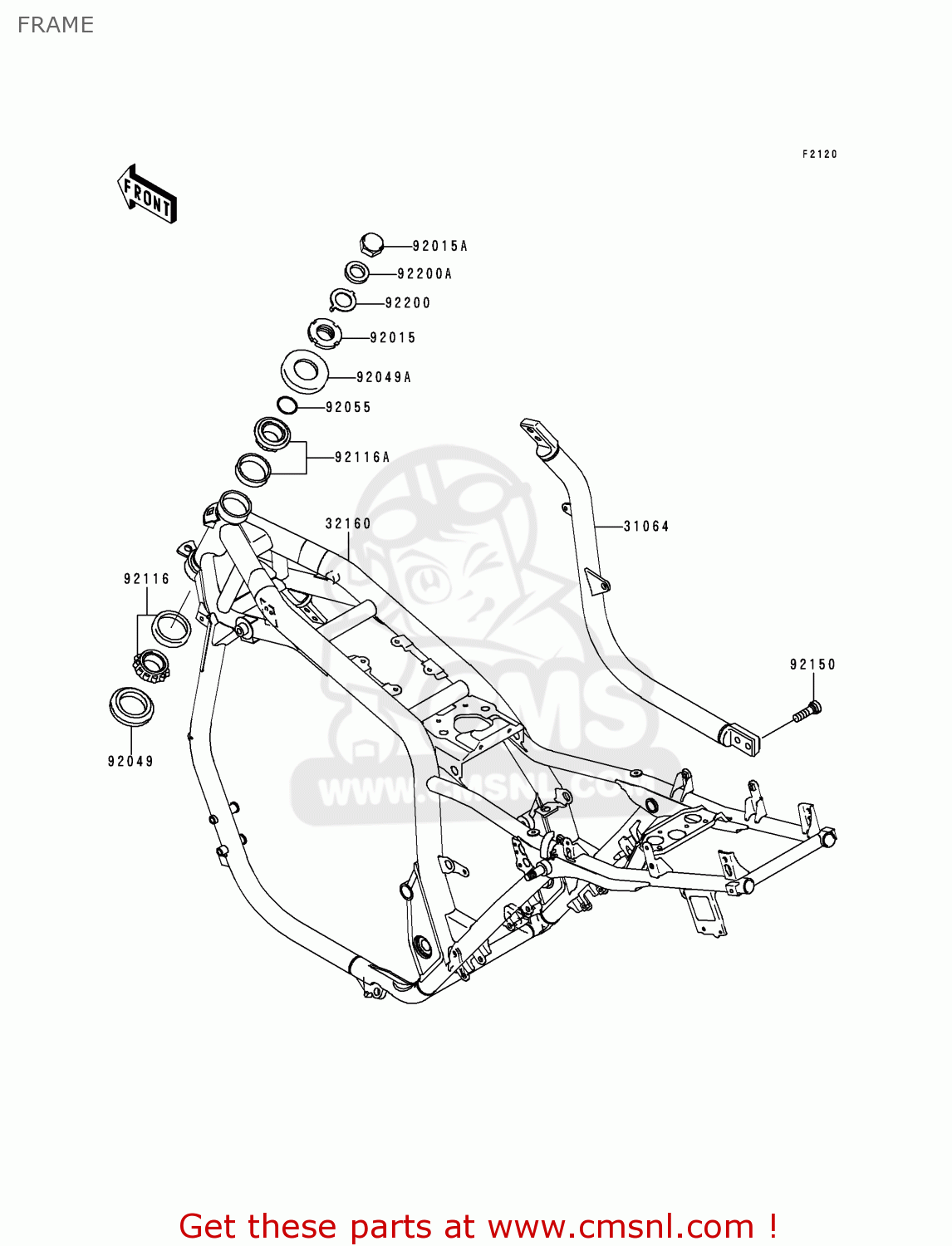 FRAME ZR1100C3 ZRX1100 1999 EUROPE UK FR NL AR FG GR NR SD ST