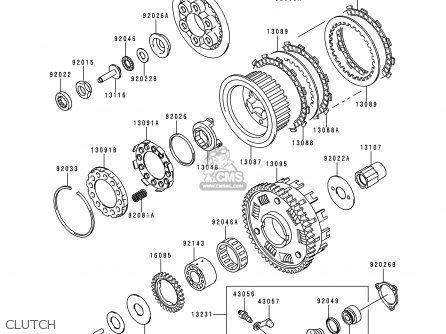 CLUTCH - ZR1100C4 ZRX1100 2000 USA CANADA