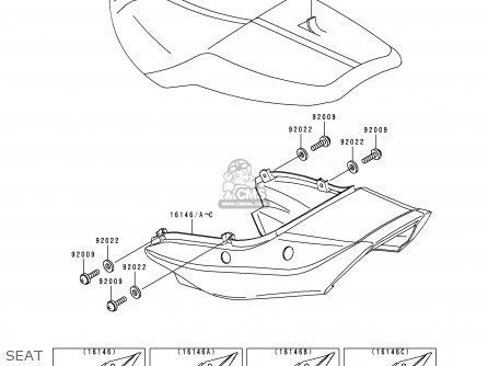 SEAT - ZR1100D2 ZRX1100 1998 FRANCE NL NR SD