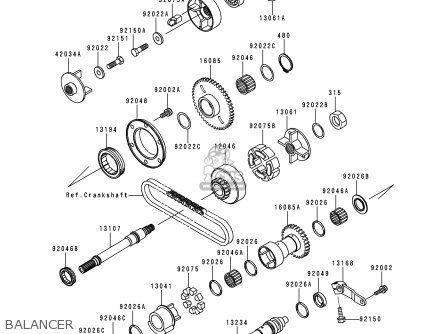 BALANCER - ZR1100D4 ZRX1100 2000 EUROPE FR