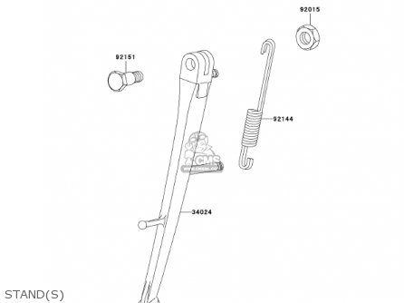 STAND(S) - ZR1200A1 ZRX1200R 2001 USA CALIFORNIA CANADA