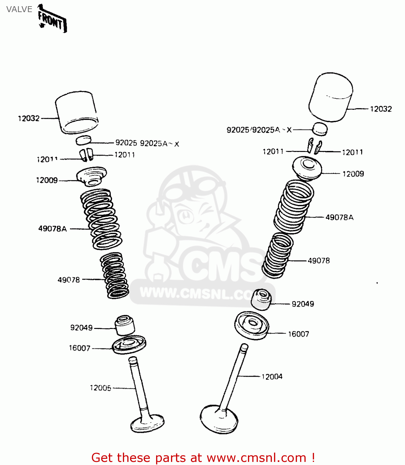 VALVE ZR400B1 1984 EUROPE UK FR IT WG