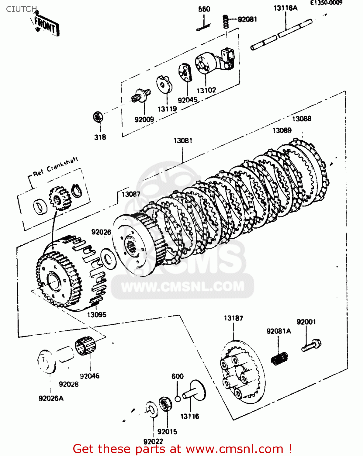 CIUTCH ZR400B1 1984 EUROPE UK FR IT WG