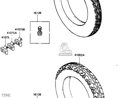 TIRE - ZR400B1 1984 EUROPE UK FR IT WG
