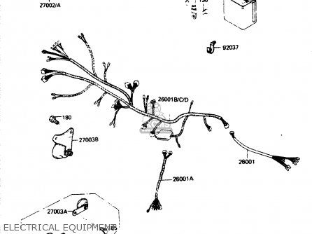 ELECTRICAL EQUIPMENT - ZR400B1 1984 EUROPE UK FR IT WG