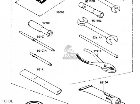 TOOL - ZR400B1 1984 EUROPE UK FR IT WG