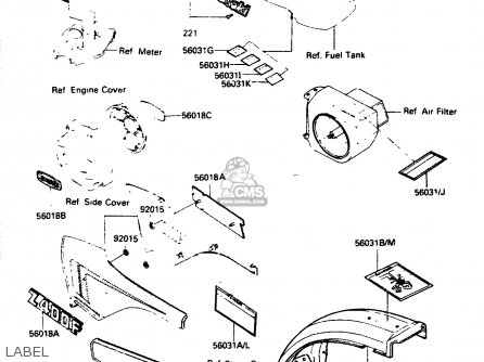 LABEL - ZR400B1 1984 EUROPE UK FR IT WG