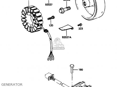 GENERATOR - ZR400B1 1984 EUROPE UK FR IT WG