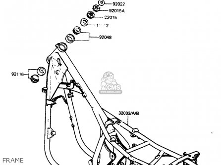 FRAME - ZR400B1 1984 EUROPE UK FR IT WG