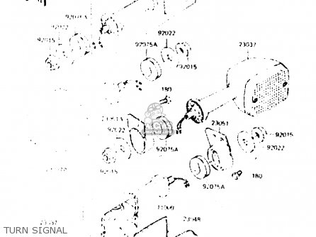TURN SIGNAL - ZR550A1 1983 EUROPE UK FR IT NR SD WG