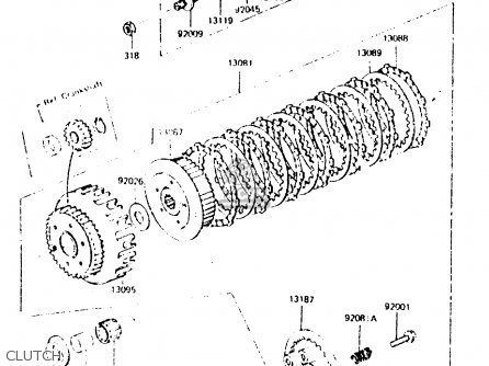 CLUTCH - ZR550A1 1983 EUROPE UK FR IT NR SD WG