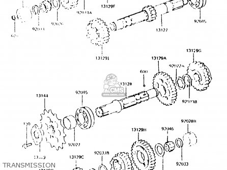 TRANSMISSION - ZR550A1 1983 EUROPE UK FR IT NR SD WG