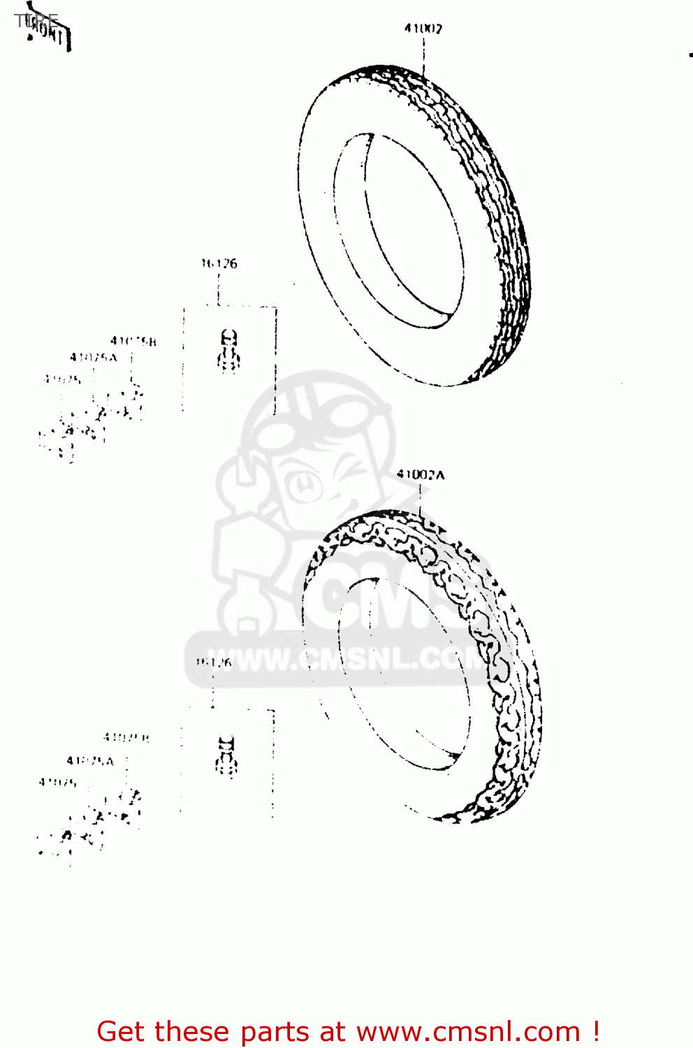 TIRE ZR550A2 1984 EUROPE UK WG