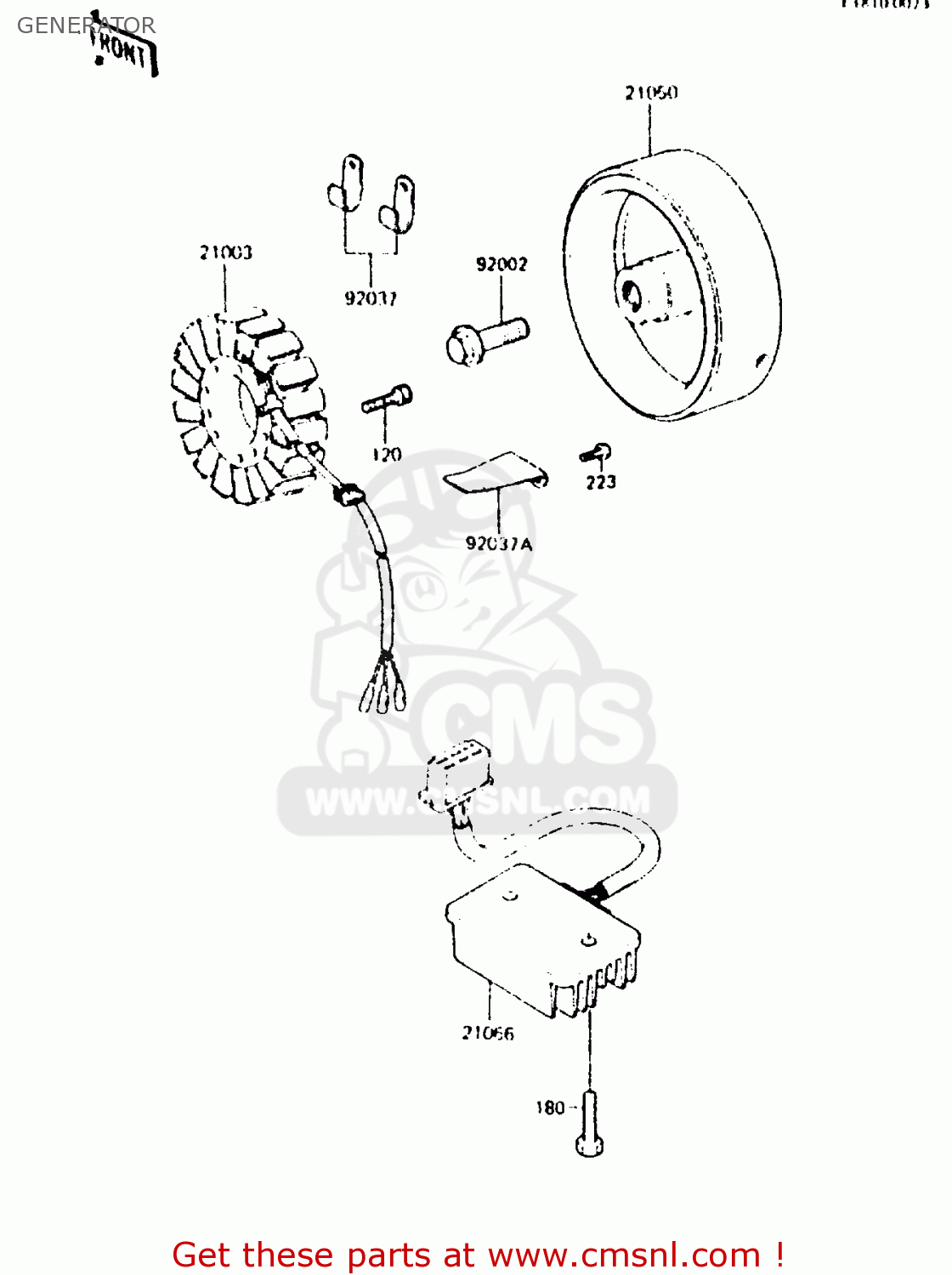 GENERATOR ZR550A2 1984 EUROPE UK WG