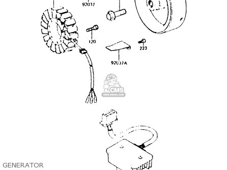 GENERATOR - ZR550A2 1984 EUROPE UK WG